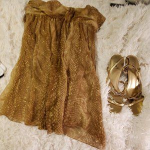 Cocktail dress and 2in. Pumps